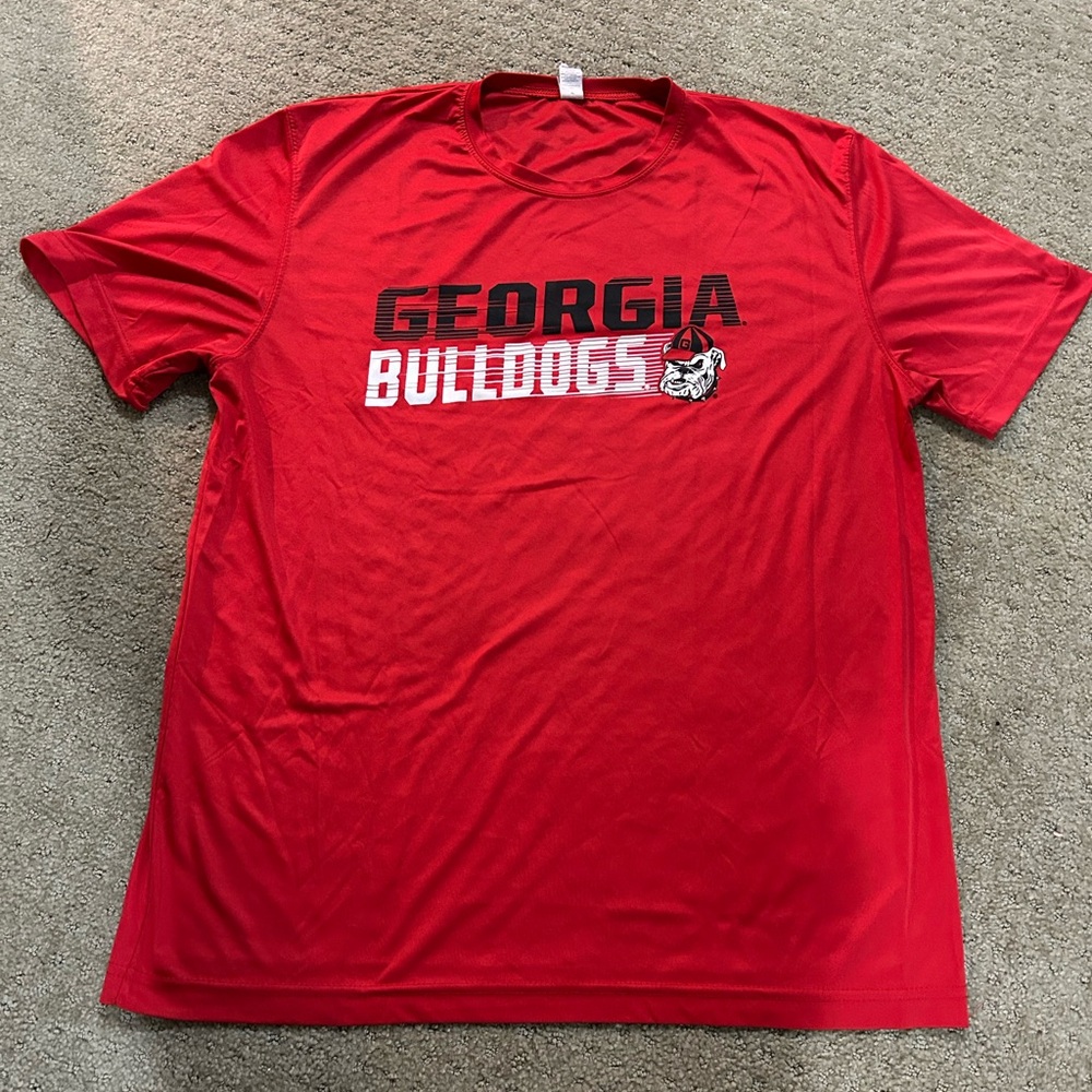 Just Cool By All We Do Is JCA001 Mens XL Georgia Bulldogs Short Sleeve Tee